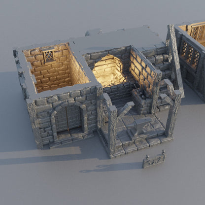 Town Blacksmith - Tabletop Terrain
