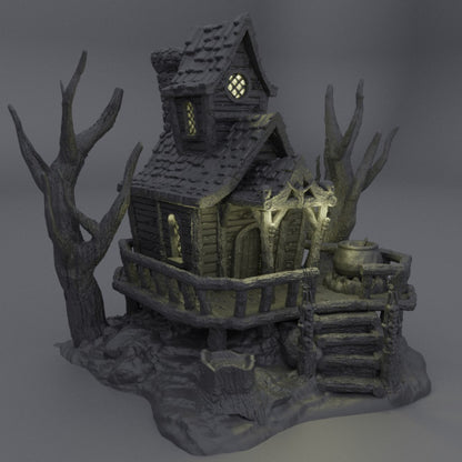 Witch Hut - Tabletop Terrain - 28 MM