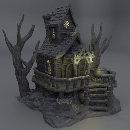 Witch Hut - Tabletop Terrain - 28 MM