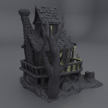 Witch Hut - Tabletop Terrain - 28 MM