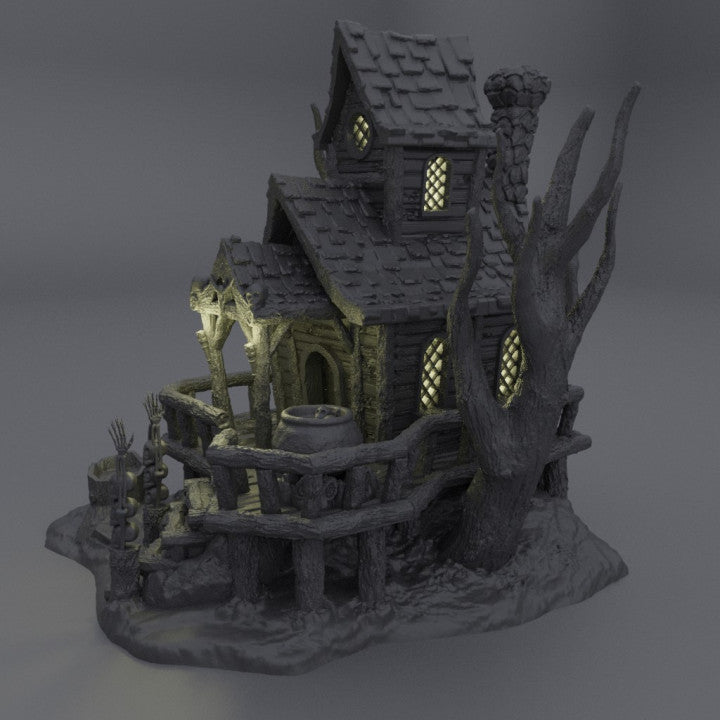 Witch Hut - Tabletop Terrain - 28 MM