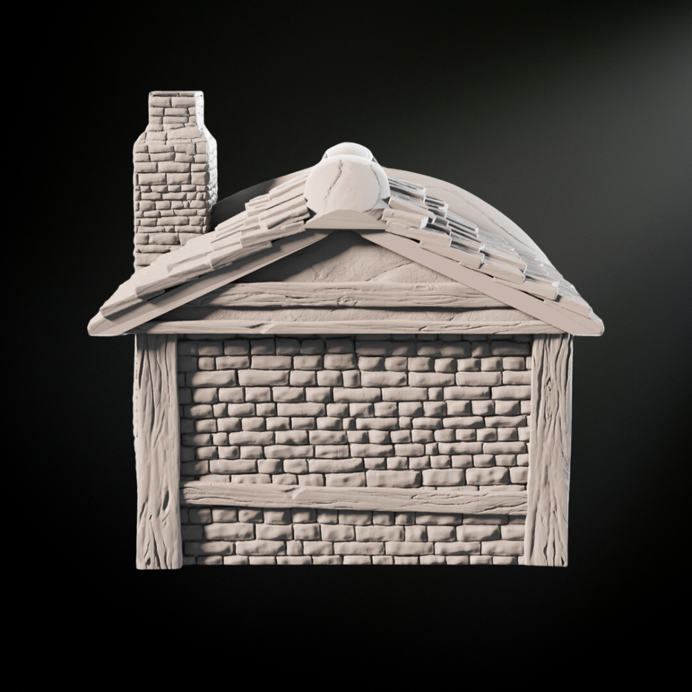 Medieval Fantasy Cottage House 2 - Tabletop Terrain