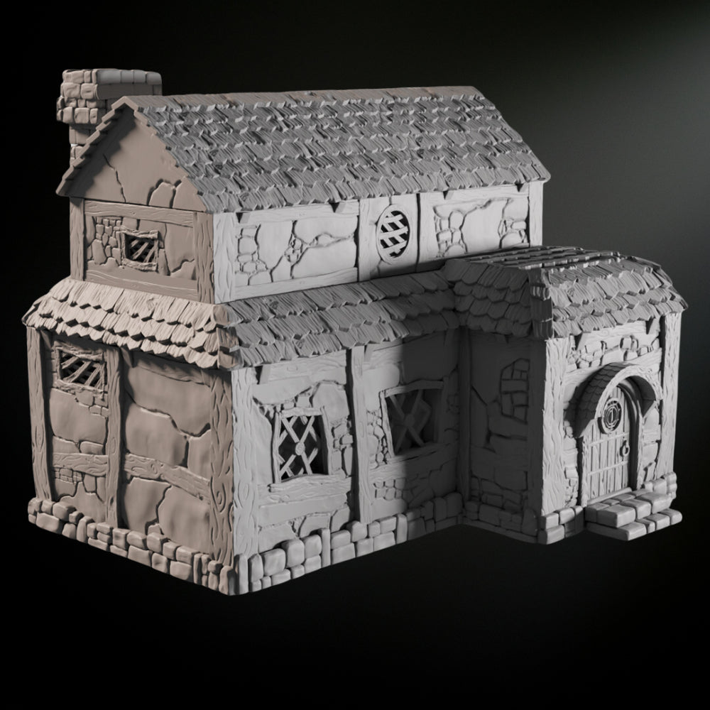 Medieval Fantasy House - Tabletop Terrain