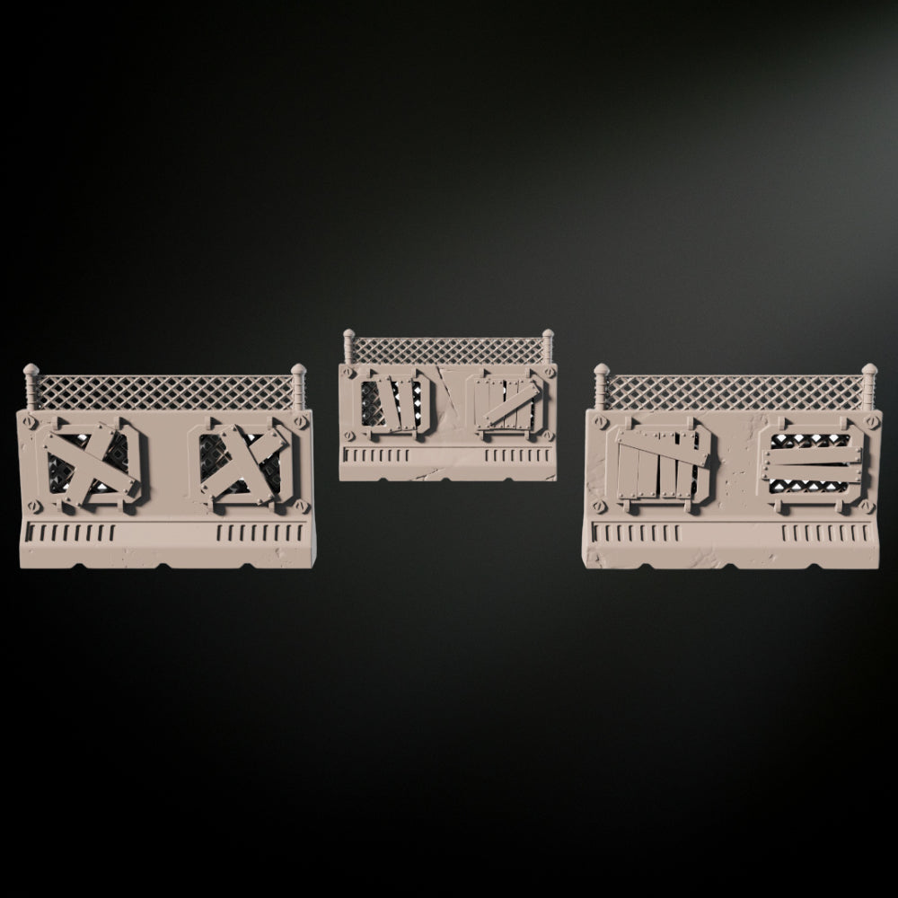 Sci-Fi Suburb Perimeter Wall
