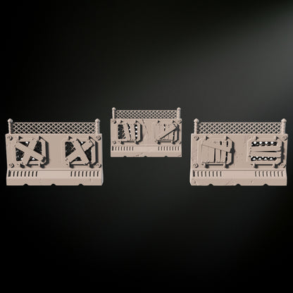 Sci-Fi Suburb Perimeter Wall