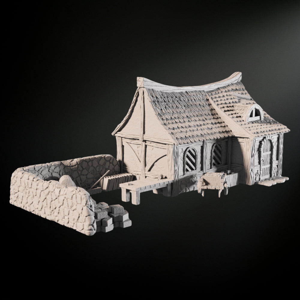 Medieval Mason House - Tabletop Terrain