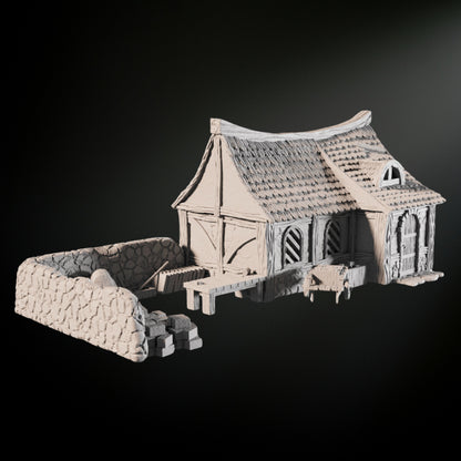Medieval Mason House - Tabletop Terrain