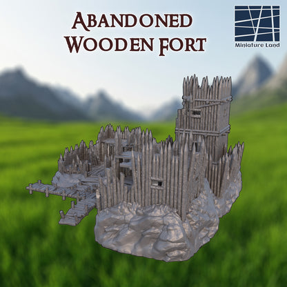 Abandoned Wooden Fort