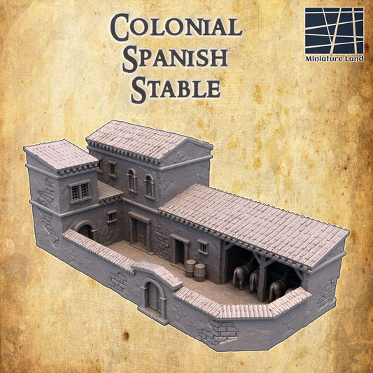 Colonial Spanish Stable