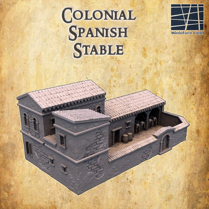 Colonial Spanish Stable