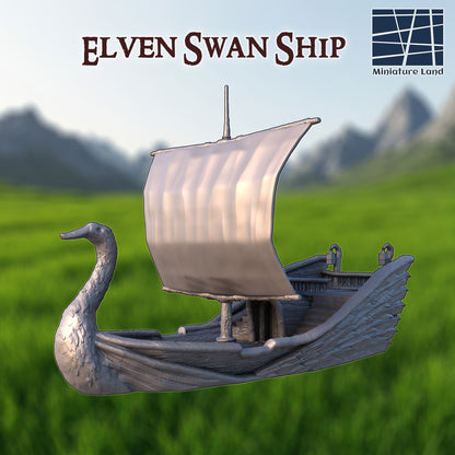 Elven Swan Ship
