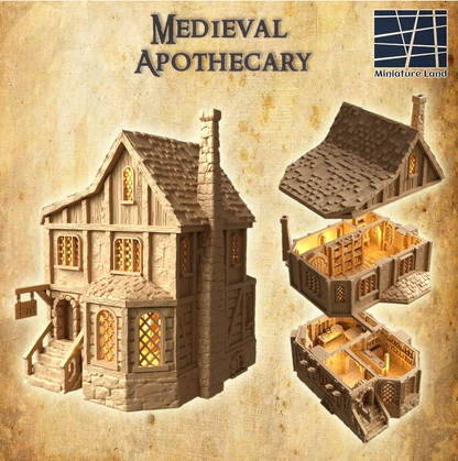 Medieval Apothecary - Tabletop Terrain