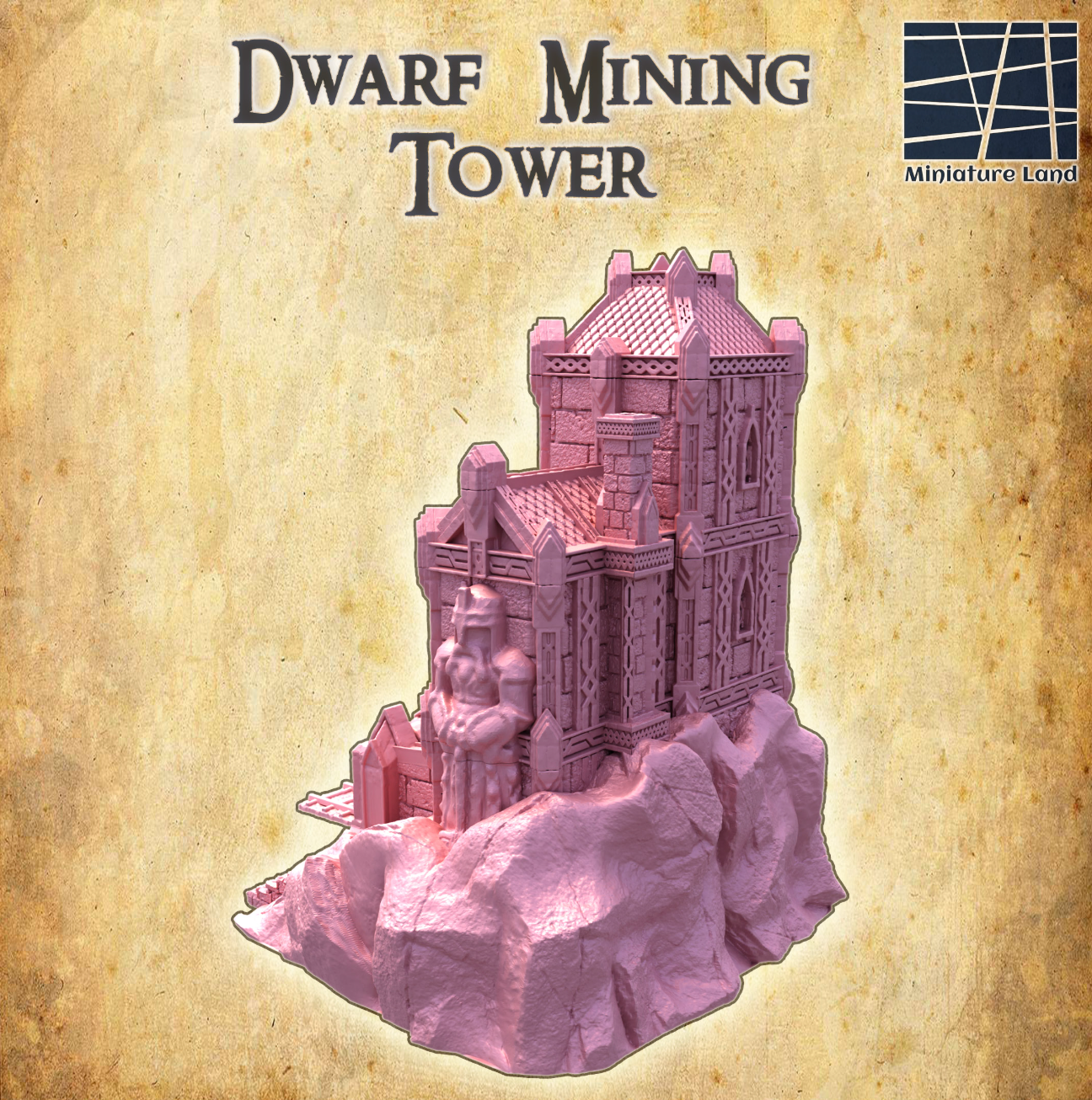 Dwarf Mining Tower - Tabletop Terrain