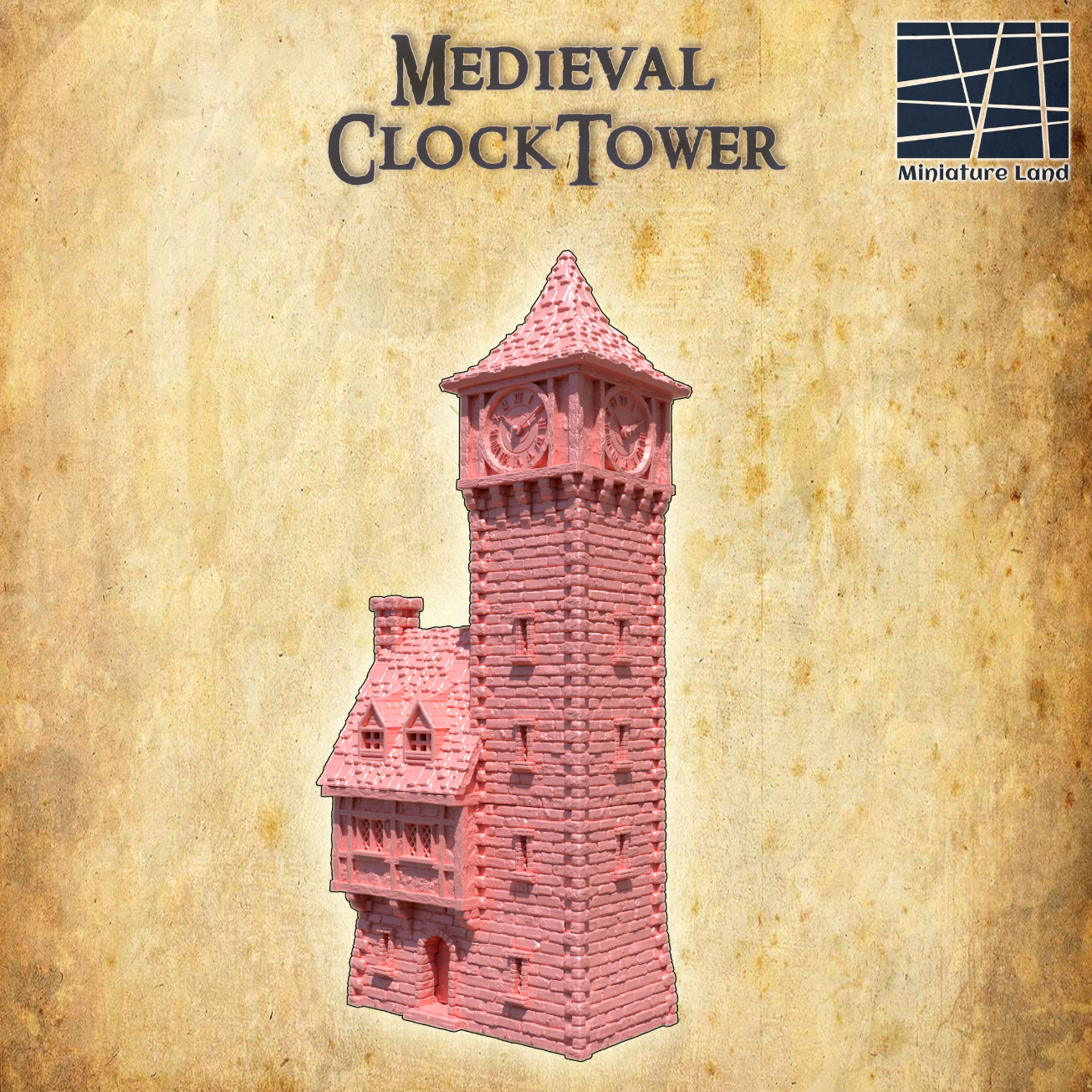 Medieval Clocktower - Tabletop Terrain