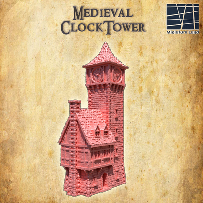 Medieval Clocktower - Tabletop Terrain