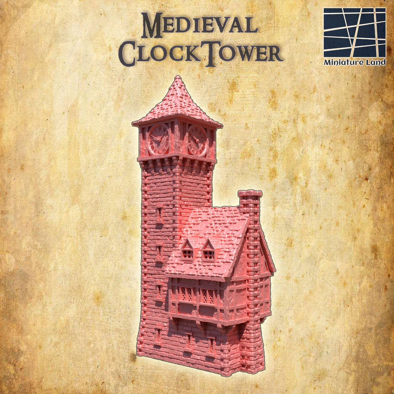 Medieval Clocktower - Tabletop Terrain