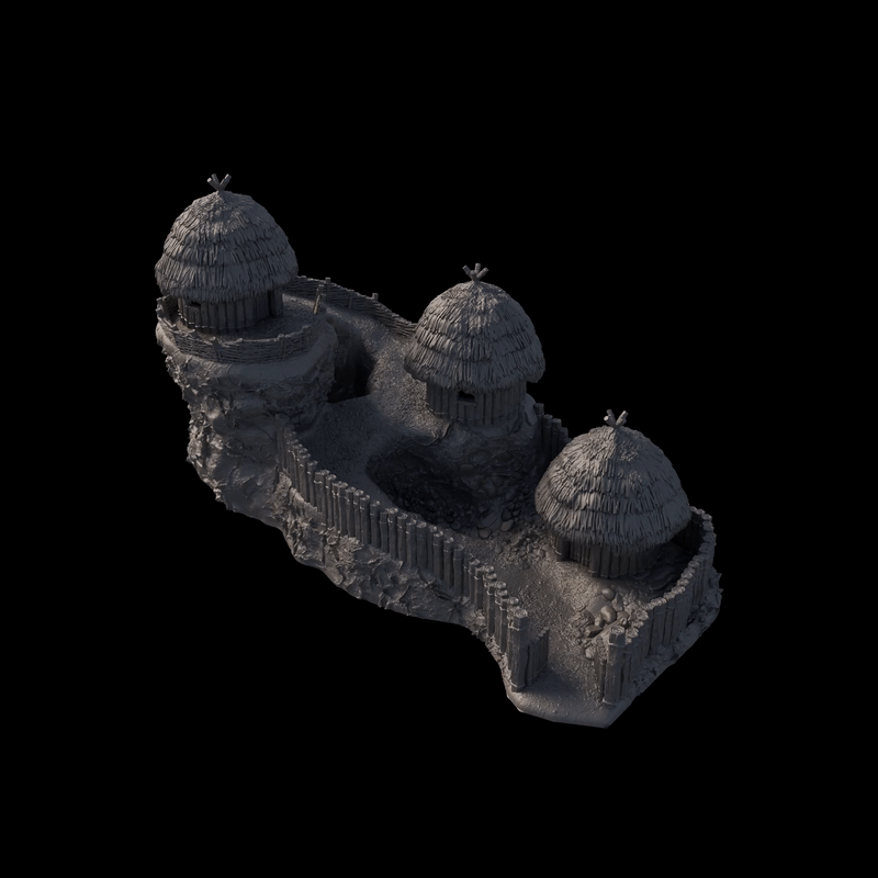 Small Native Huts