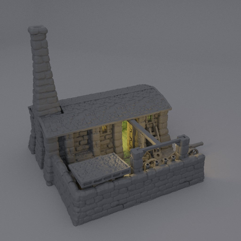 Medieval Cannon Forge - Tabletop Terrain