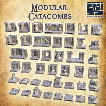 Modular Catacombs Openlock - Tabletop Terrain