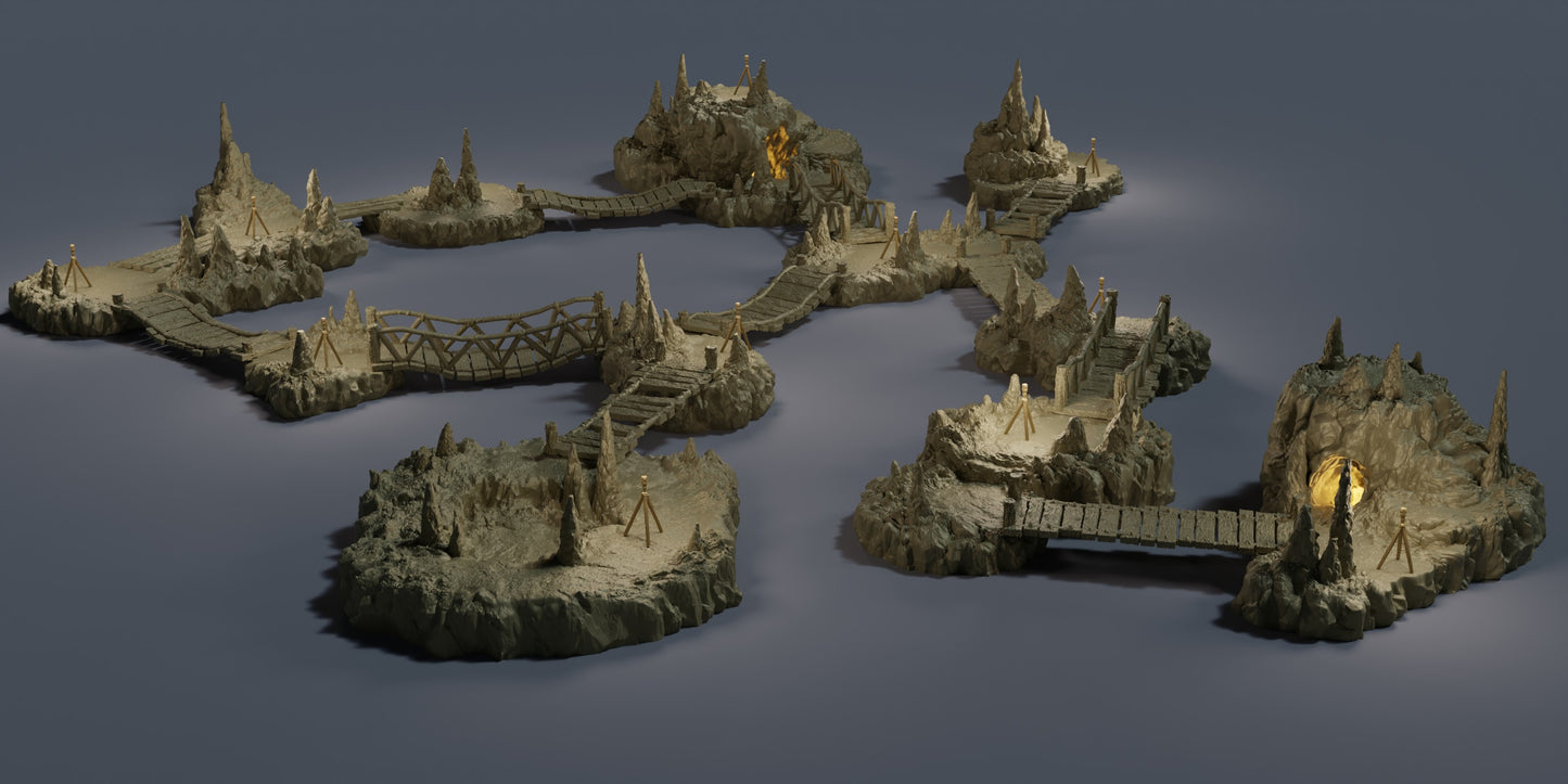 Raised Cavern Terrain Pack