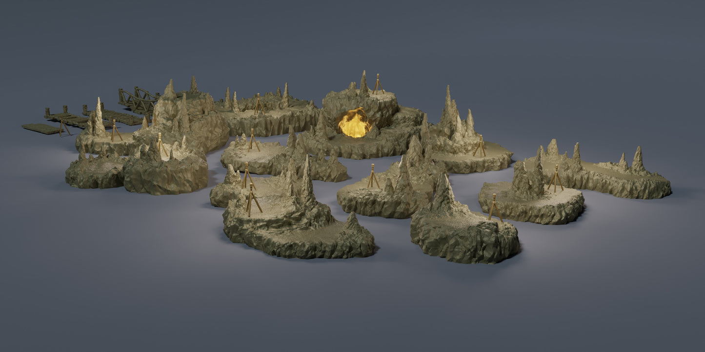 Raised Cavern Terrain Pack