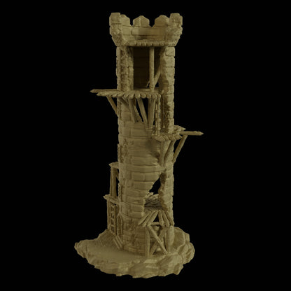 Infested Lookout Tower - Tabletop Terrain