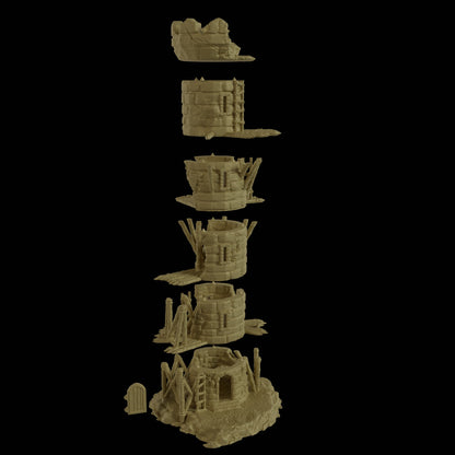 Infested Lookout Tower - Tabletop Terrain