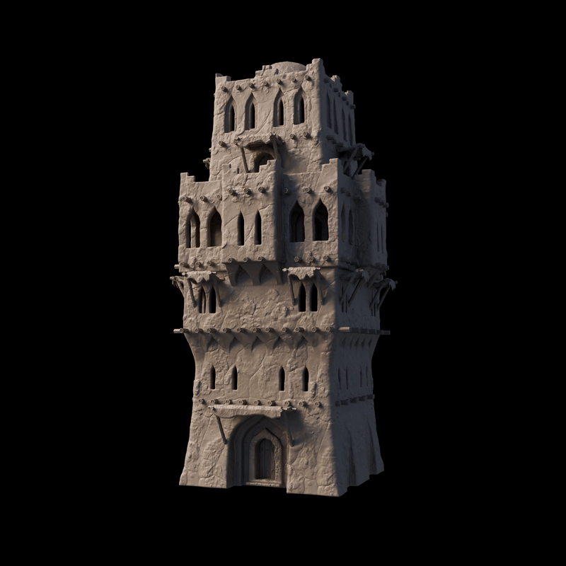 Desert Tower House
