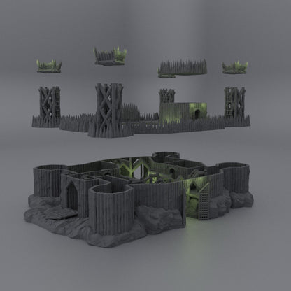Fortified River Camp - Tabletop Terrain