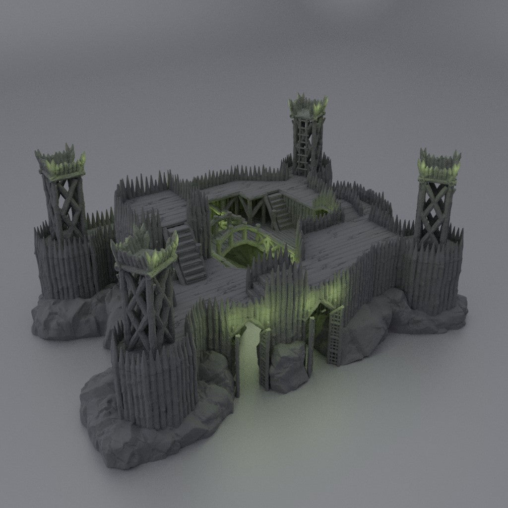 Fortified River Camp - Tabletop Terrain