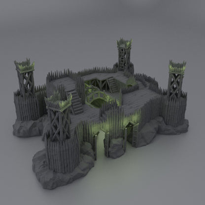 Fortified River Camp - Tabletop Terrain