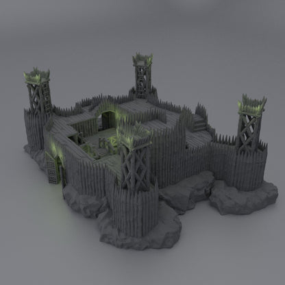 Fortified River Camp - Tabletop Terrain