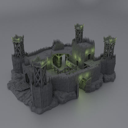 Fortified River Camp - Tabletop Terrain