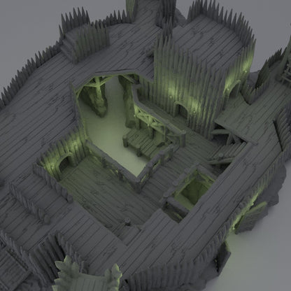 Fortified River Camp - Tabletop Terrain