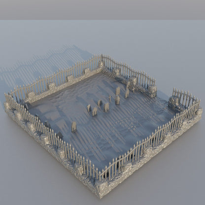 Small Graveyard - Tabletop Terrain