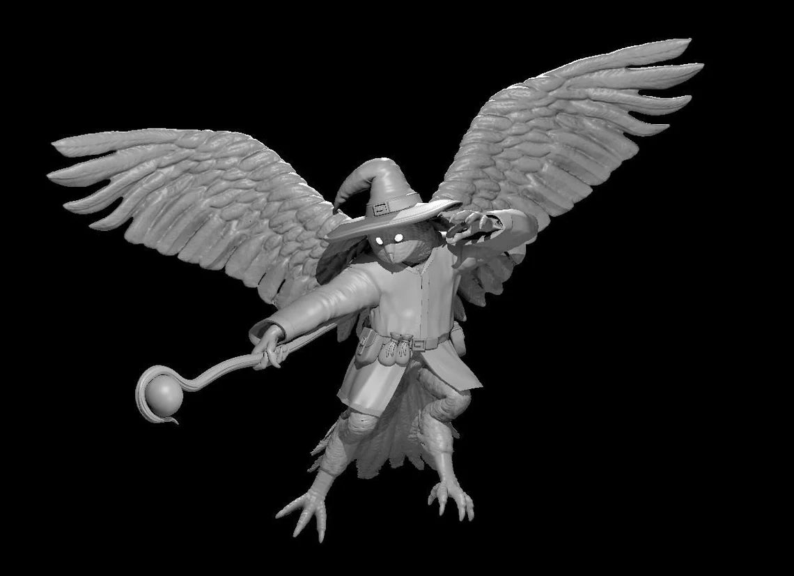 Owlin Wizard | Resin Miniature