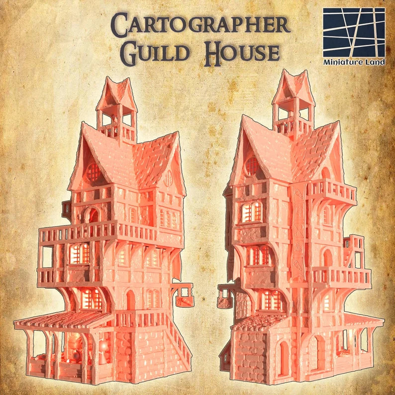 Cartographer Guild House - Tabletop Terrain