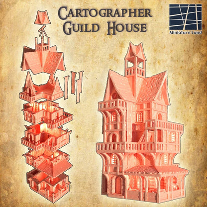 Cartographer Guild House - Tabletop Terrain