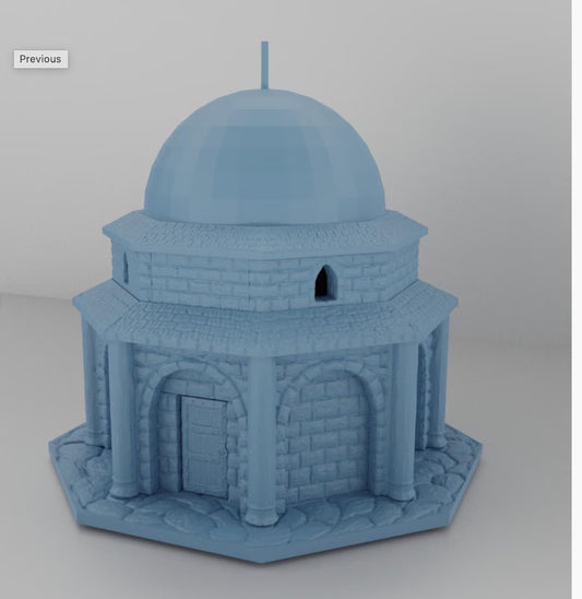 Small Round Chapel - Tabletop Terrain