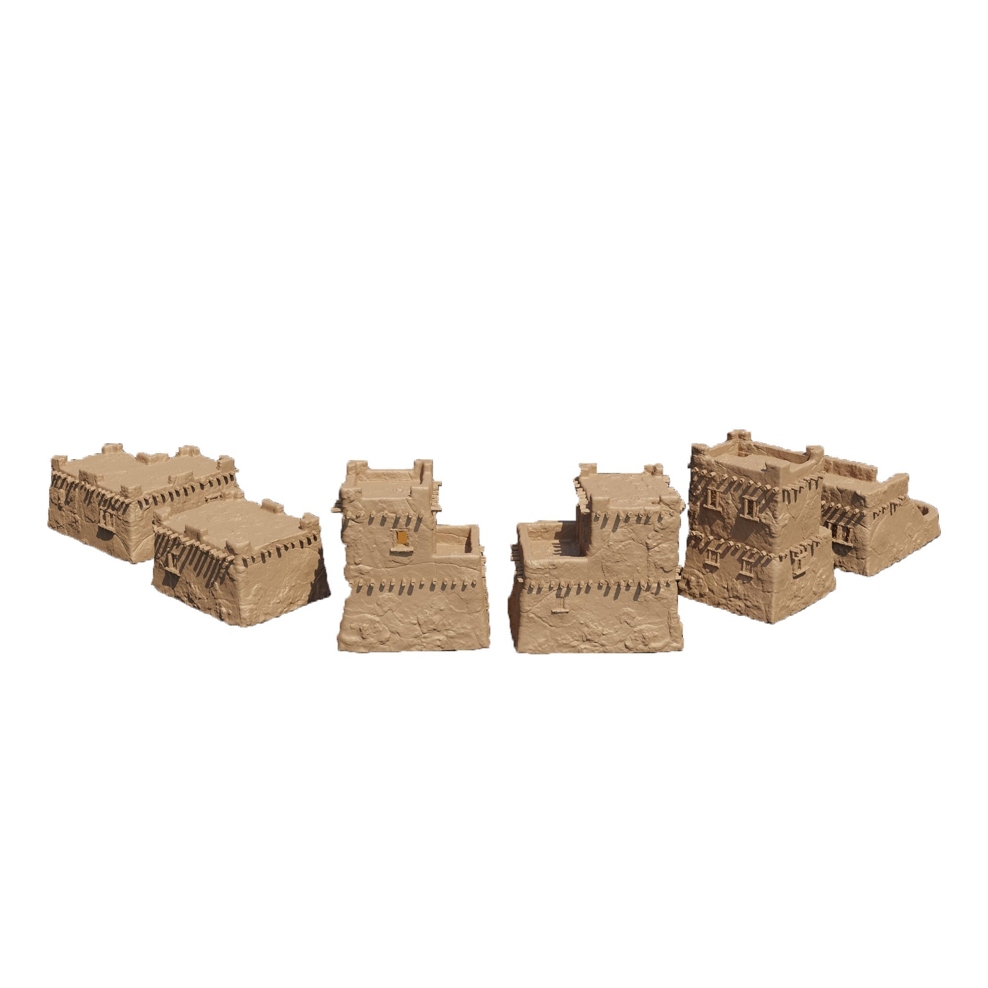 Desert Houses Collection DnD Terrain, Desert Houses for Dungeons and Dragons