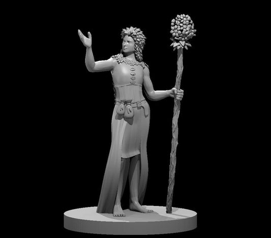 Duskhorn Dryad Druid | Tabletop Miniature