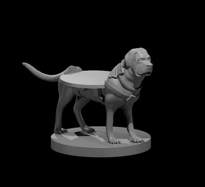 Mastiff Mount with small mini slot | Tabletop Miniatures