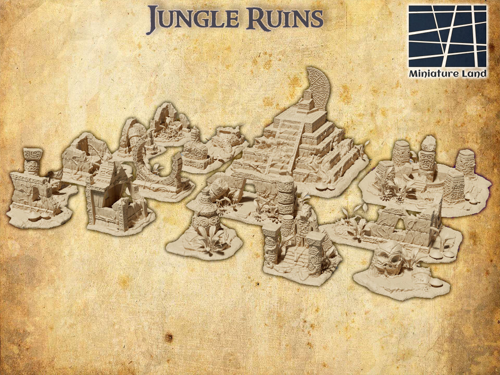 Jungle Ruins - Tabletop Terrain