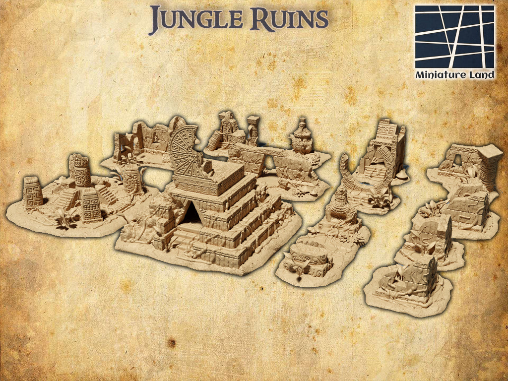 Jungle Ruins - Tabletop Terrain