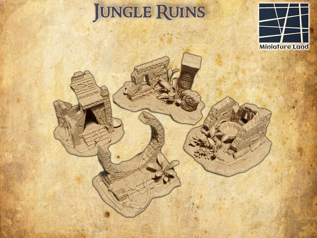 Jungle Ruins - Tabletop Terrain