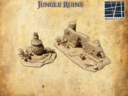 Jungle Ruins - Tabletop Terrain