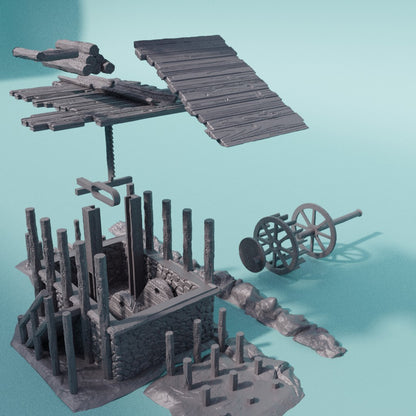 Lumber Mill - Tabletop Terrain