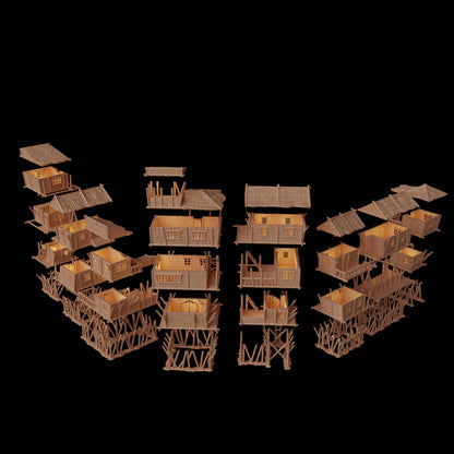 Marsh Settlement - Tabletop Terrain