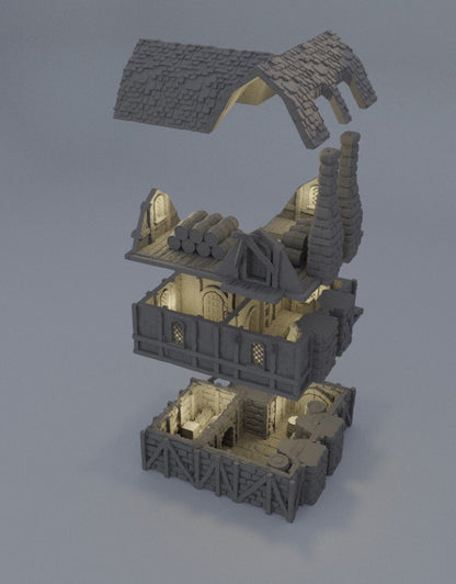 Medieval Distillery  - Tabletop Terrain