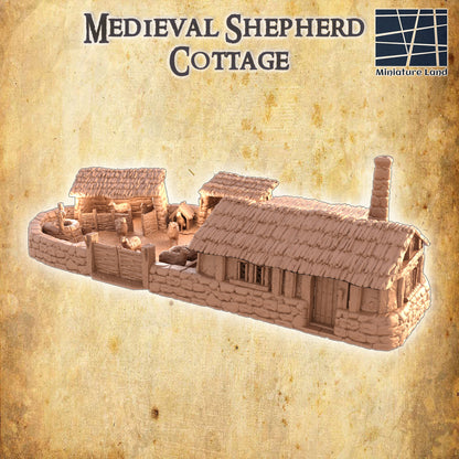 Medieval Shepherd Cottage - Tabletop Terrain